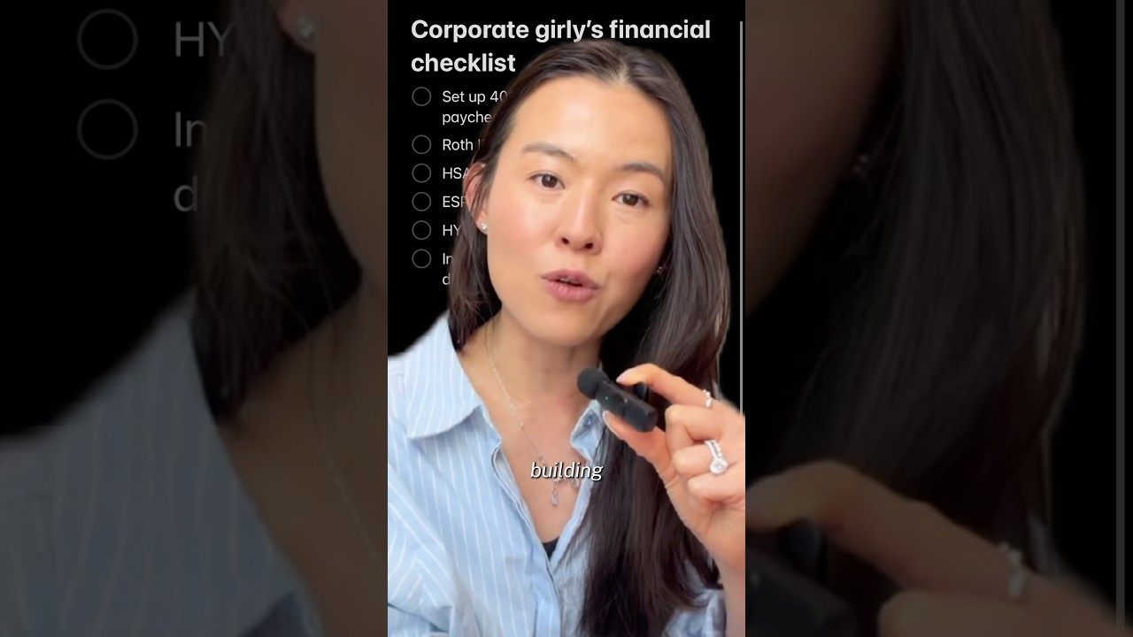 Financial checklist for corporate workers starting new job #financialliteracy #careeradvice