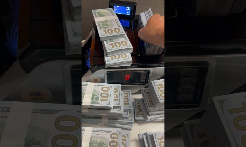 Amazing Count 1 Million dollars cash Money #millionaire #million #money #cash #dollar #us
