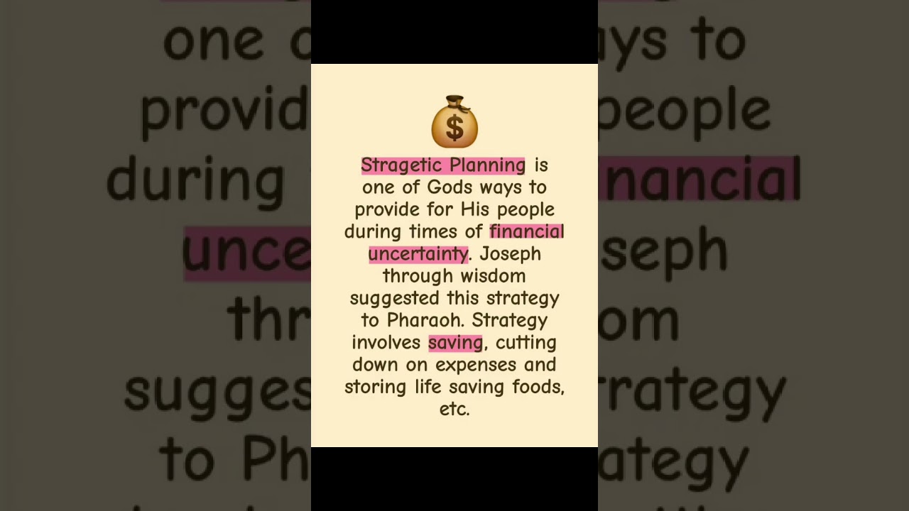 Joseph's Financial Strategy That Saved Nations #shorts
