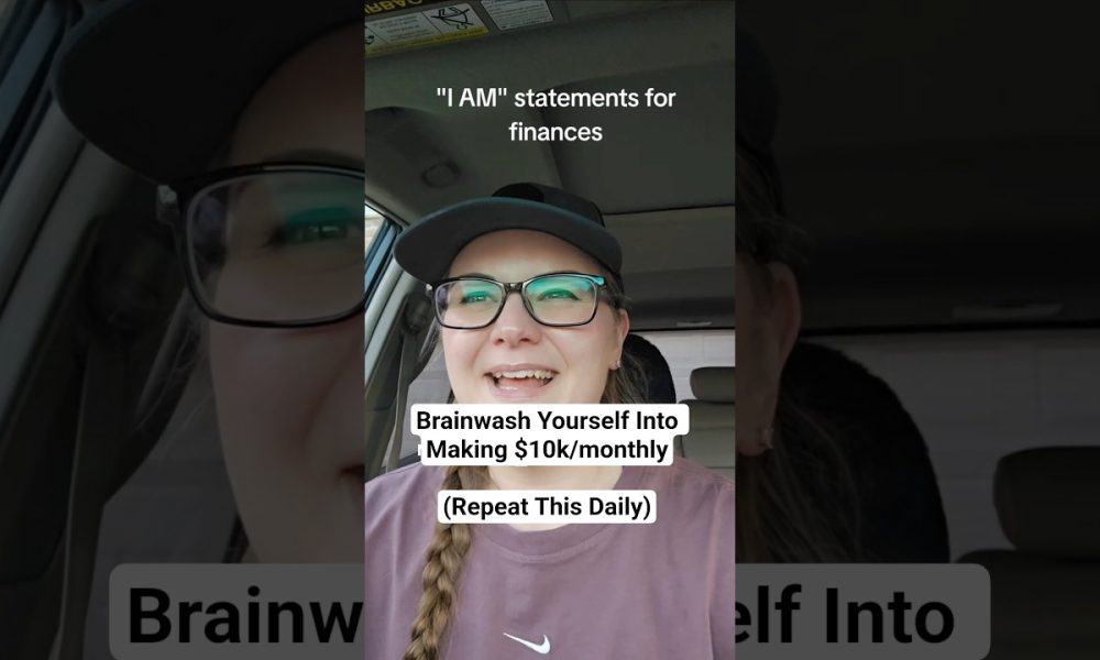 "I Am" statements to rewire your brain for financial success