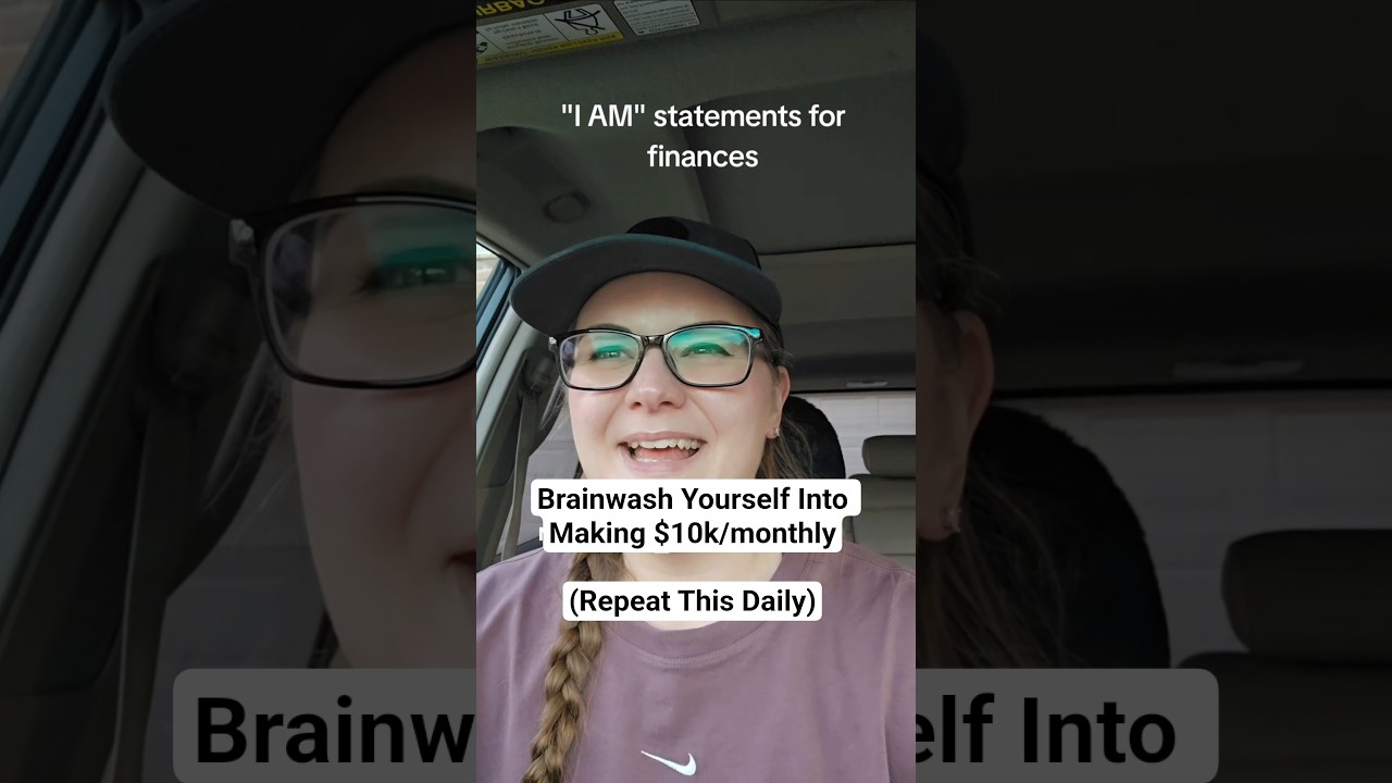 "I Am" statements to rewire your brain for financial success