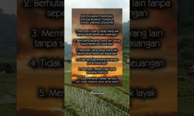 Kedzaliman finansial dalam rumah tangga #shortsviral