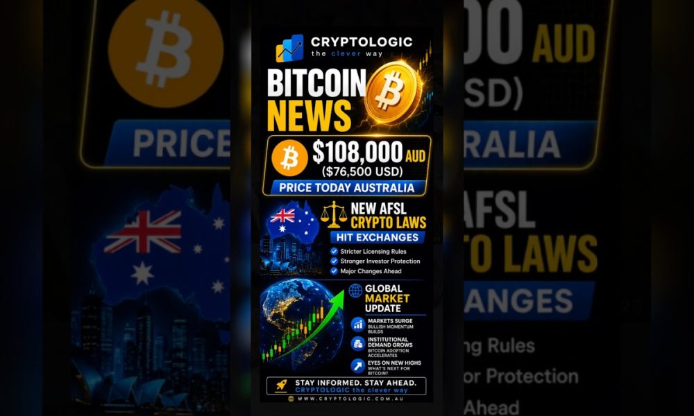 BITCOIN Crashing? Aussie Crypto Laws Just Changed Everything #bitcoin #crypto #cryptocurrency
