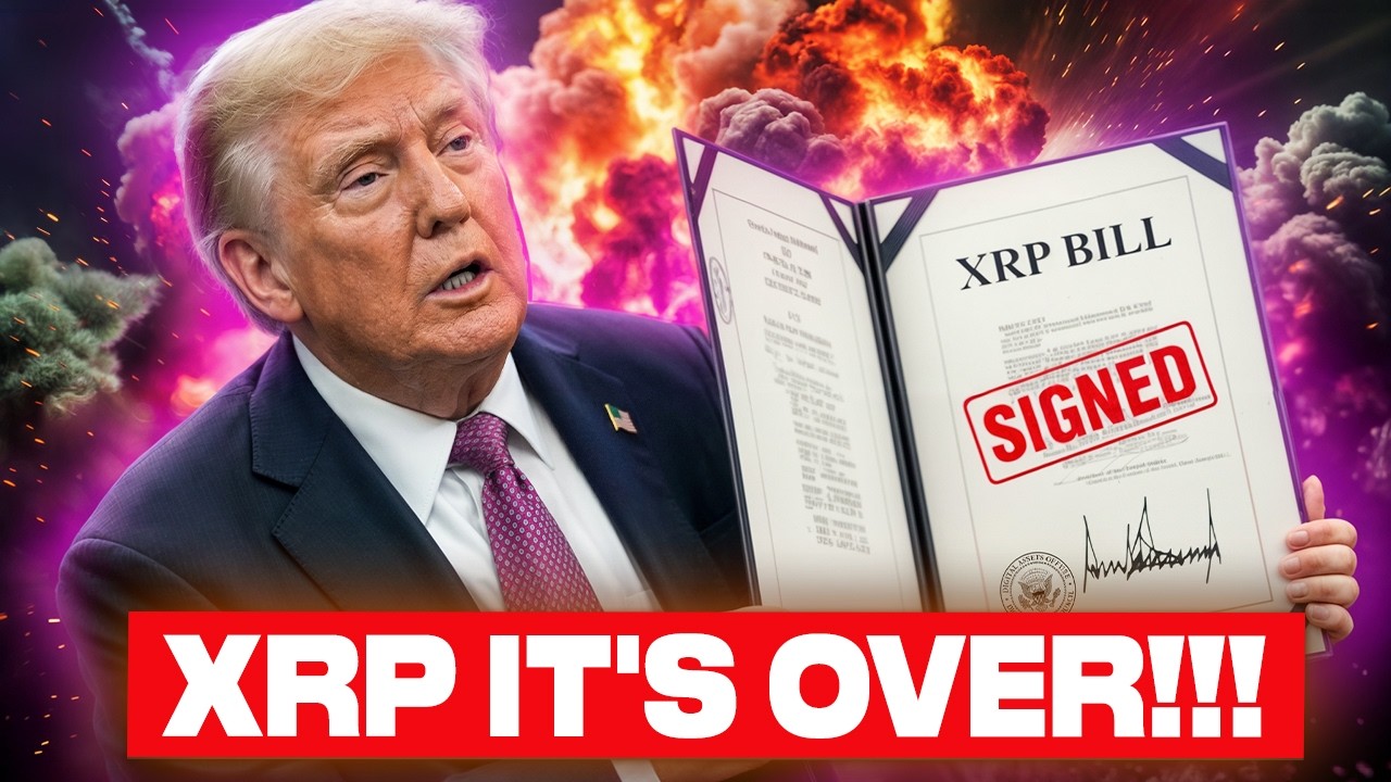 XRP IT'S OVER. TRUMP SIGNED IT.