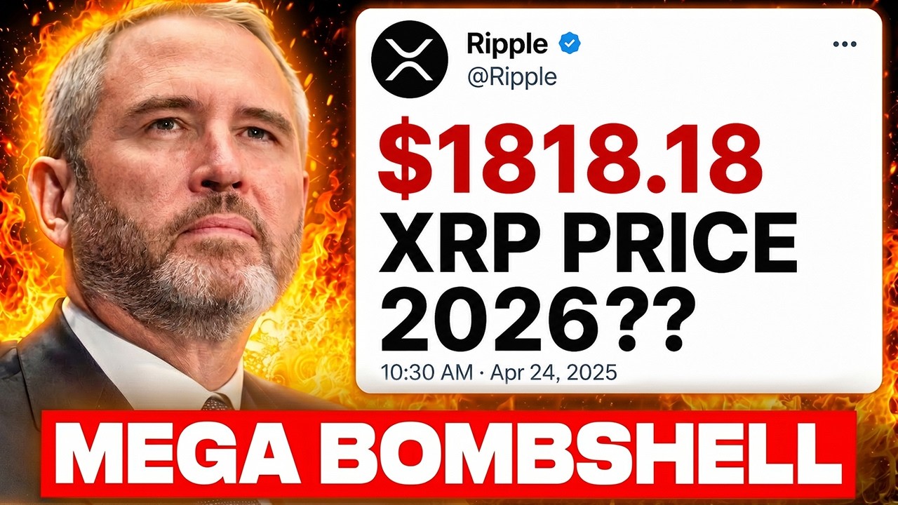 XRP JUST SECURED $100 TRILLION??!. ($100T MC = $1,818.18)