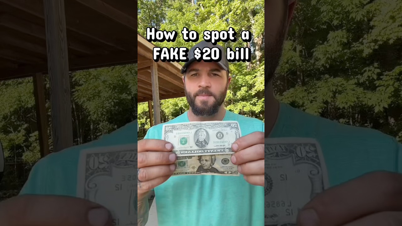 Bank teller said this $20 bill is fake! #money #cash #banknote #bank