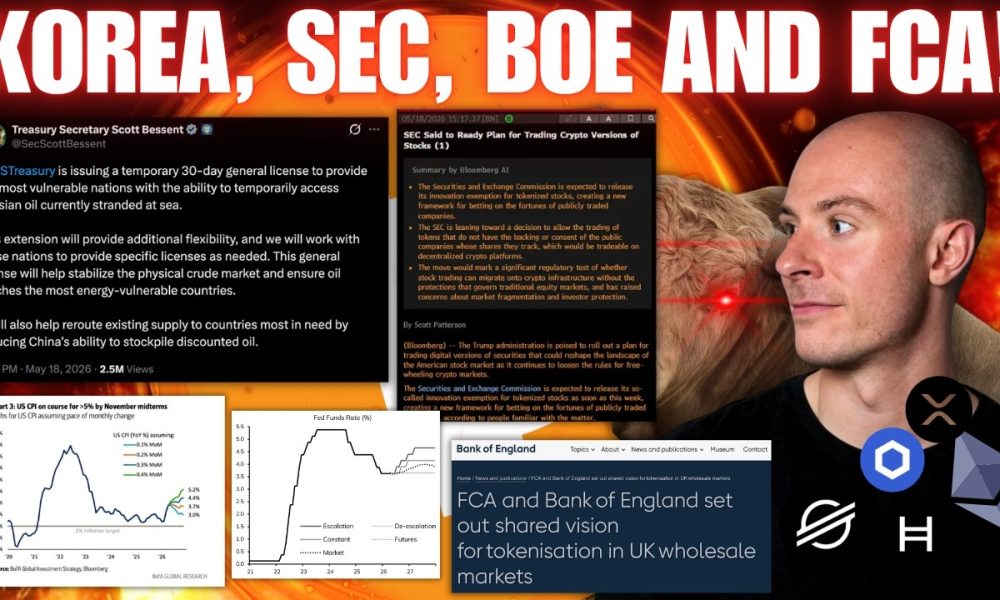 Koreans Are Doing WHAT!?!?!?! SEC, FCA And Bank Of England Crypto Announcement!! Bessent Said This