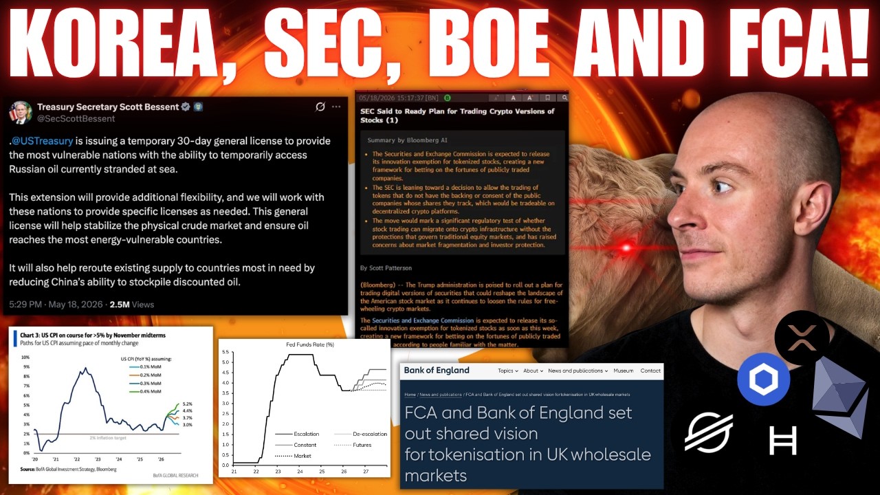 Koreans Are Doing WHAT!?!?!?! SEC, FCA And Bank Of England Crypto Announcement!! Bessent Said This