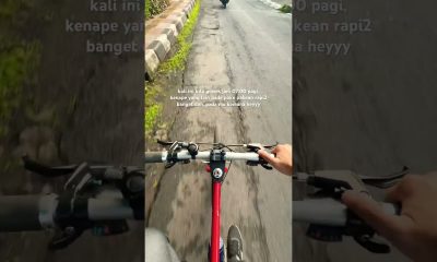 biar dikira financial freedom part II, sengaja sepedaan jam 7 pagi di hari kerja wkwkwk #sepeda