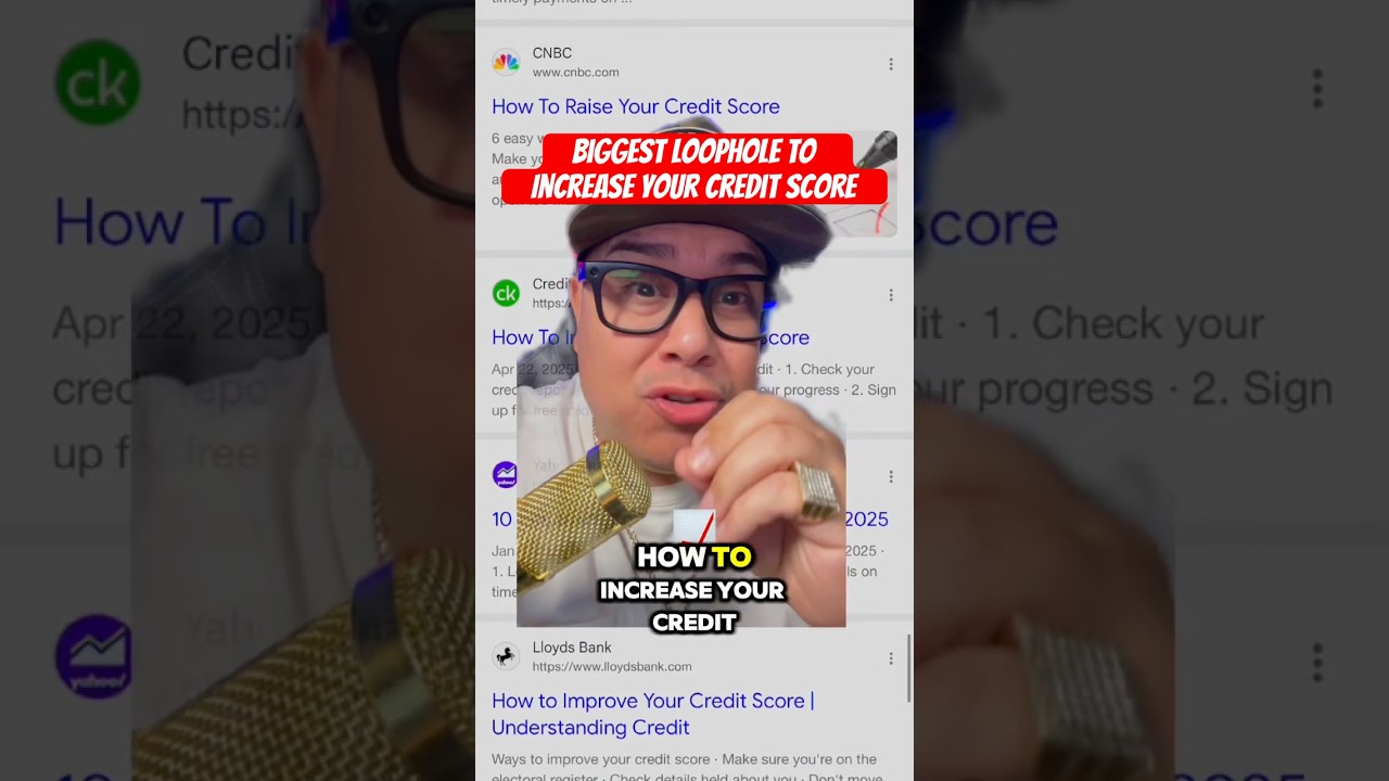 Biggest Loophole to Increase Your Credit Score #shorts #credit #money #finance #creditrepair