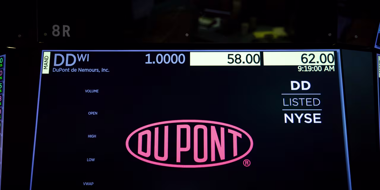 DuPont Announces Reverse Split. What It Means for the Stock.