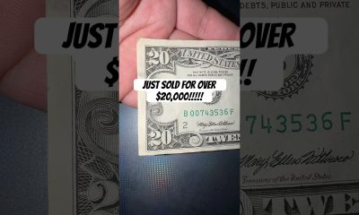 Just sold for over $20,000!!!!! #banknote #currencycollection #cash #money