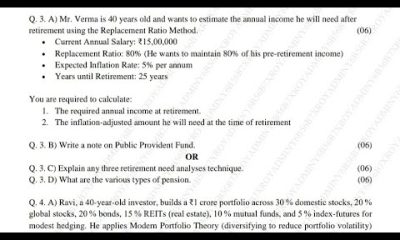 Retirement Planning Case Study |Personal Financial Planning |Mcom sem4 nep |Imp Question | |Ark sir