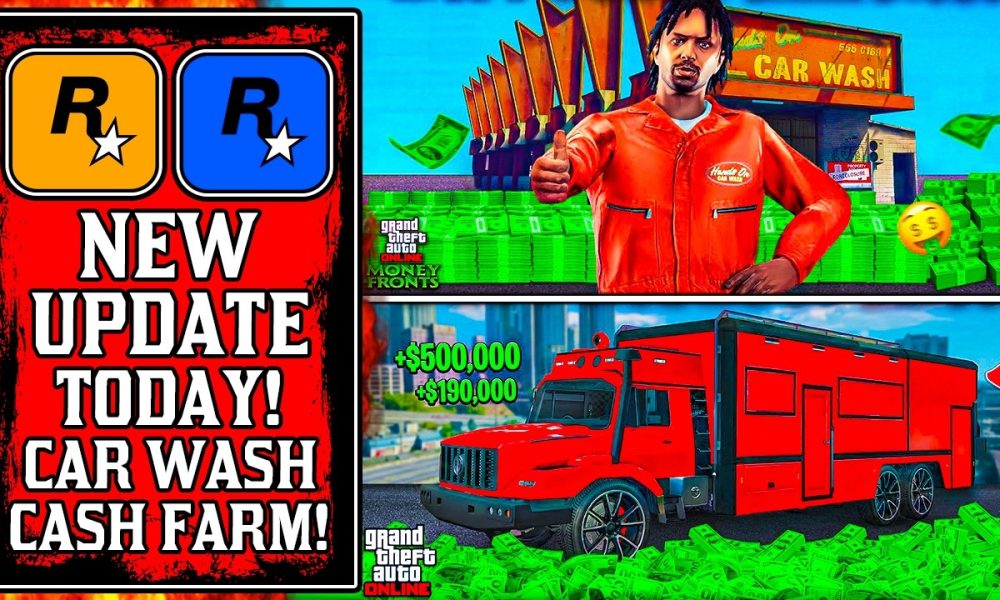 This is BROKEN! INSANE 5x MONEY CAR WASH WEEK! The NEW GTA Online UPDATE Today! (GTA5 New Update)
