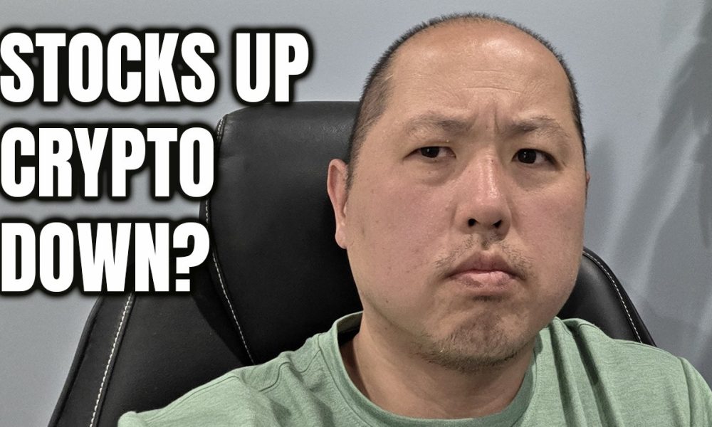 Bitcoin & Crypto Down While Stock Market Skyrockets?
