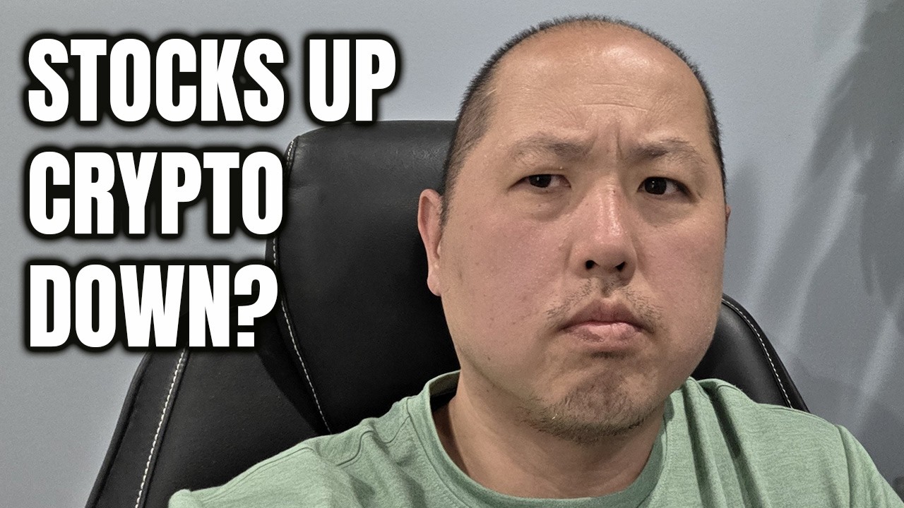 Bitcoin & Crypto Down While Stock Market Skyrockets?