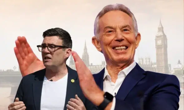 Tony Blair and Andy Burnham