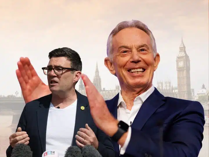 Tony Blair and Andy Burnham