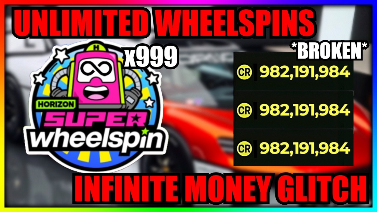 *NEW* BEST UNLIMITED WHEELSPINS GLITCH! BROKEN FORZA HORIZON 6 MONEY GLITCH! SKILL POINTS/XP FARM!