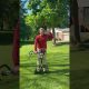 Lazy? I think not! @segway #lawncare #money #moneymindset