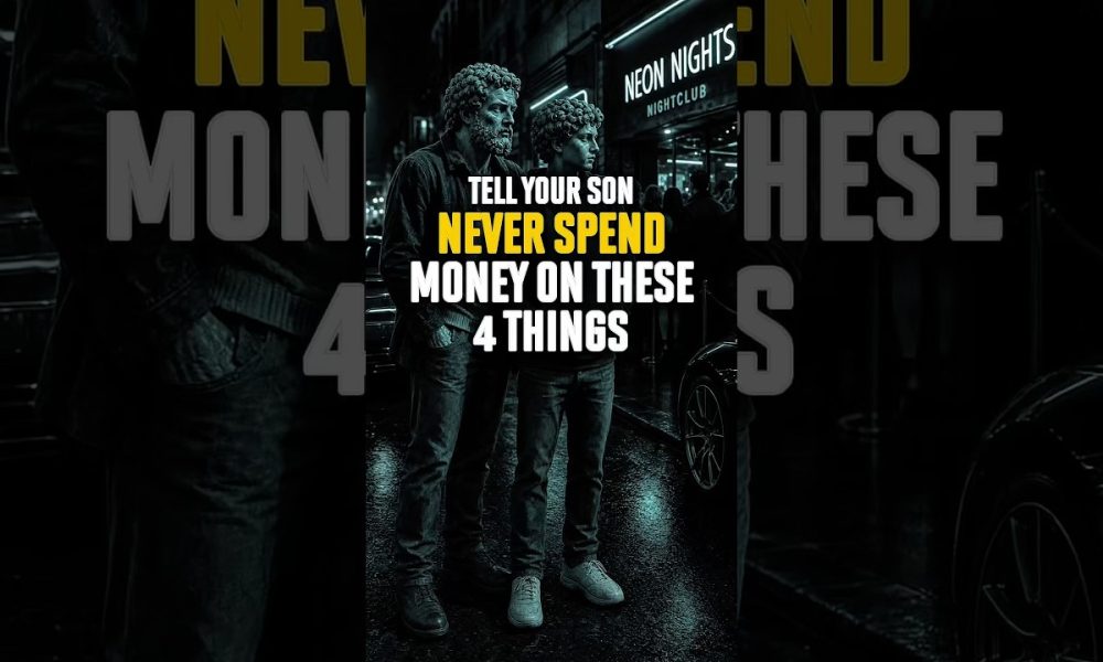 Tell your son to never spend money on these 4 things | Stoicism