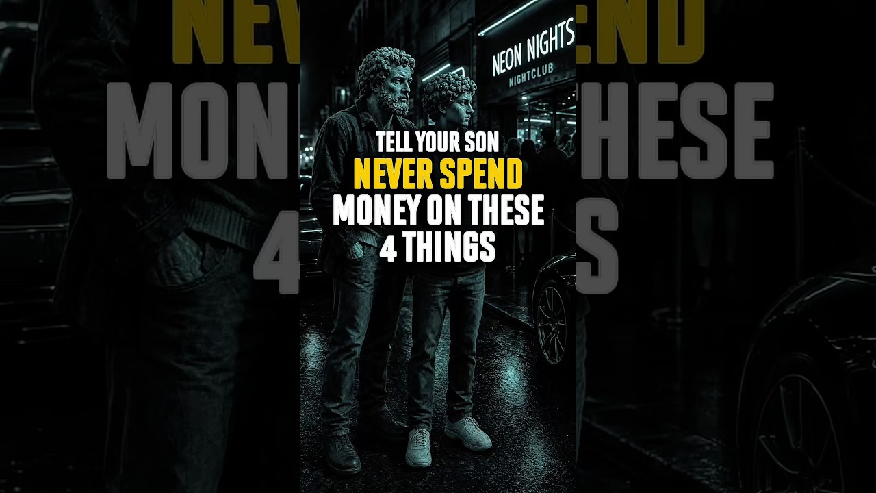 Tell your son to never spend money on these 4 things | Stoicism