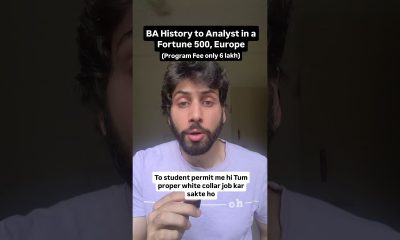 BA History to financial analyst in Johnson & Johnson, fortune 500 company in Czech Republic, Europe