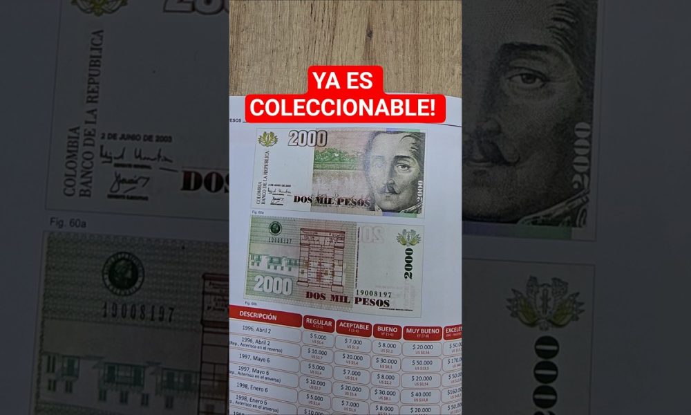 Billete de dos mil ya es coleccionable! #billetes #billetesvaliosos  #coleccion #money #curiosidades