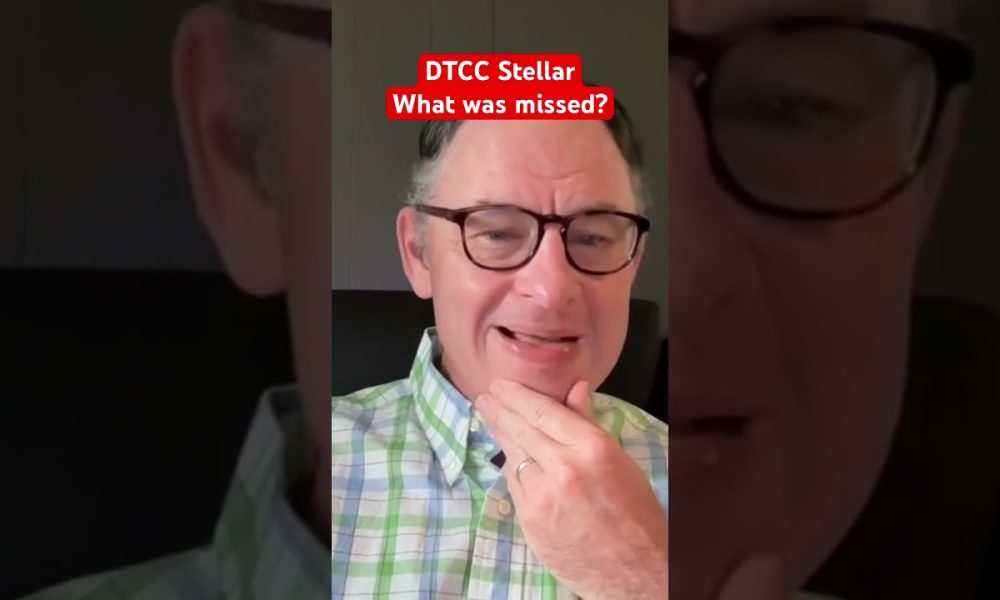 DTCC Stellar. What was missed? #xrp #crypto @digitalassetinvestor