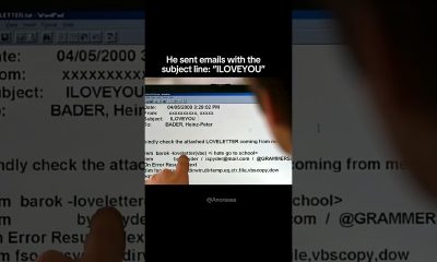 The “ILOVEYOU” Email That Spread Across the World #internethistory #emailhistory #computer #money