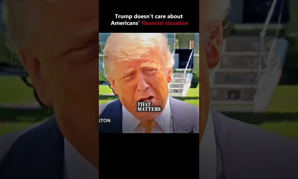 Trump doesn't care about Americans' financial situation #iranwar  #donaldtrump