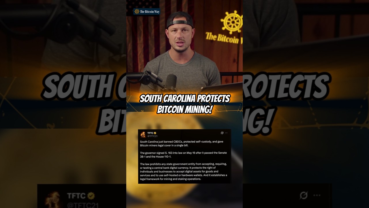 Why South Carolina’s Bitcoin Bill Is More Complicated Than It Looks
