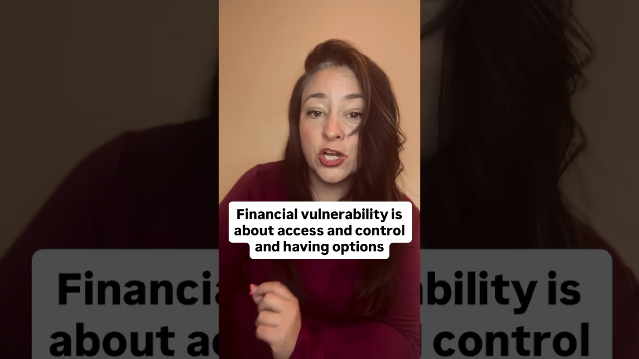 Financial abuse isn’t about money - it is about control
