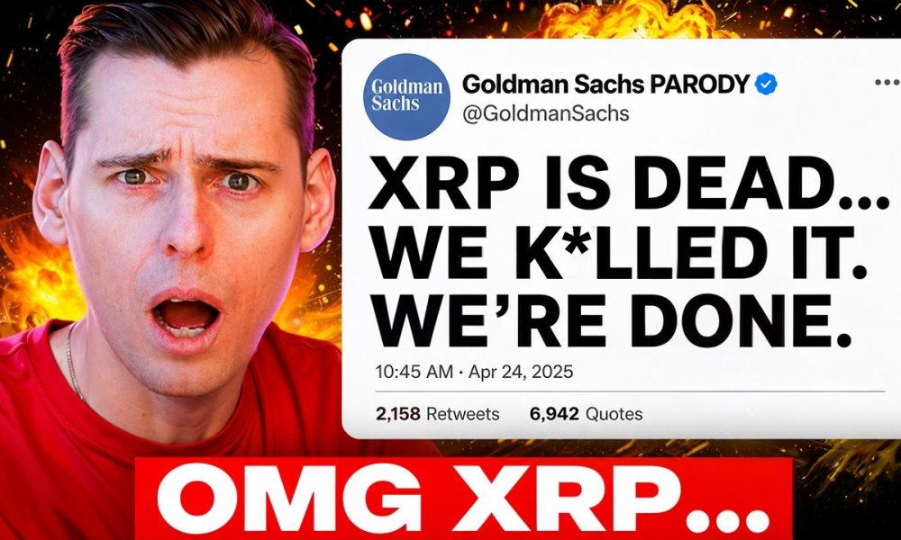 DID GOLDMAN SACHS JUST K*LL XRP...?