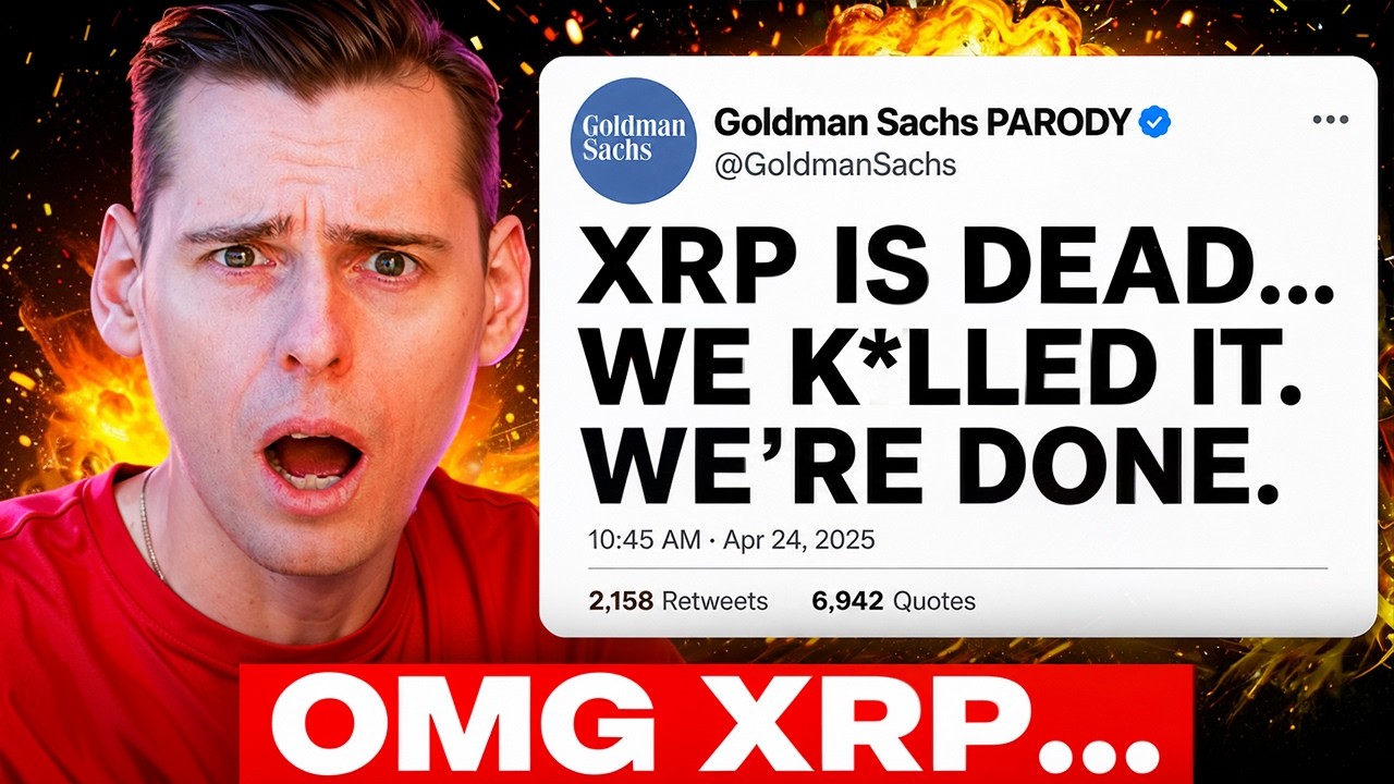 DID GOLDMAN SACHS JUST K*LL XRP...?