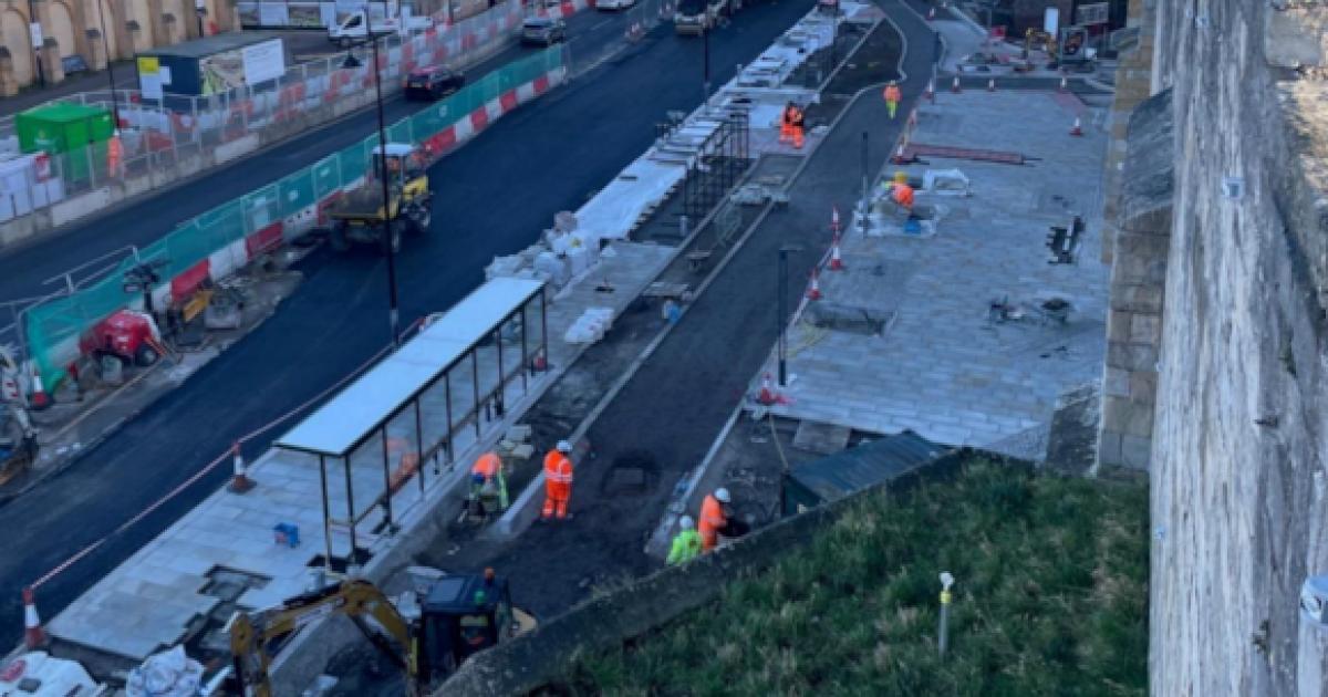 Maps for York Station Gateway closures during roadworks