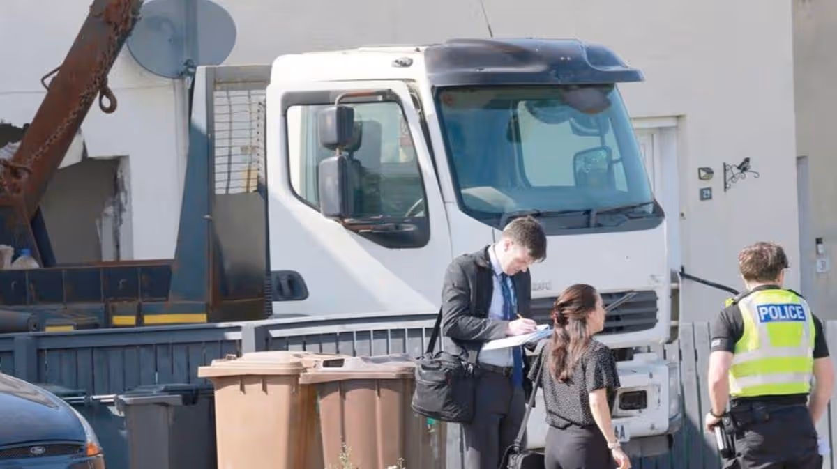 Brutal UK drug war takes dramatic turn as lorry ploughs into home of gangster
