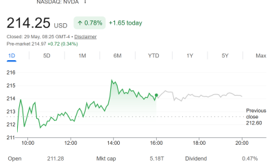 Nvidia (NVDA) Stock Performance.