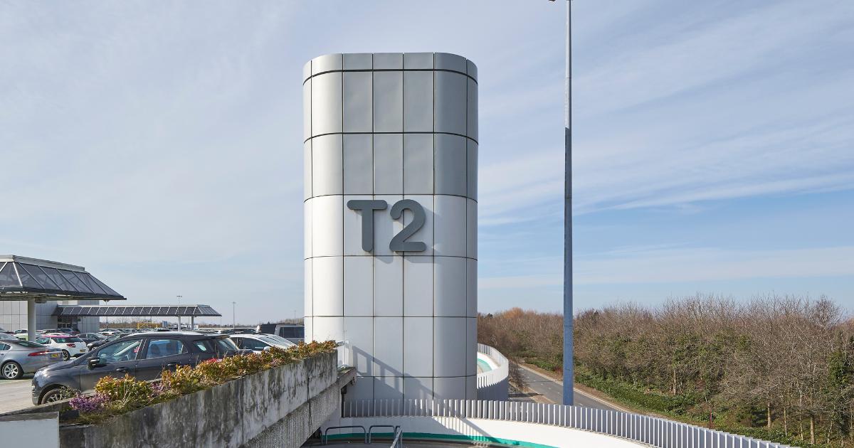 Driver suffers serious injuries in crash at Manchester Airport