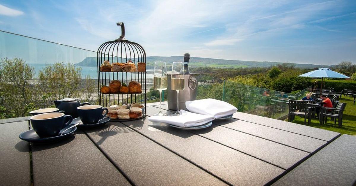 North Yorkshire beer garden with sea views nowhere else has