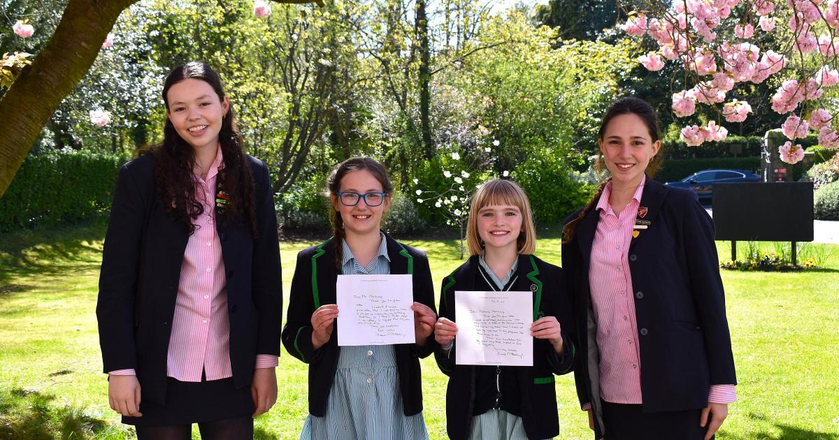 Harrogate Ladies’ College Sir David Attenborough letters