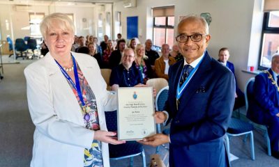 High Sheriff of Durham gives award to Jan Rock, Stockton