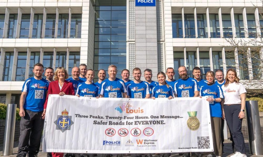 Durham Police team tackling Three Peaks in 24-hour challenge '4Louis'