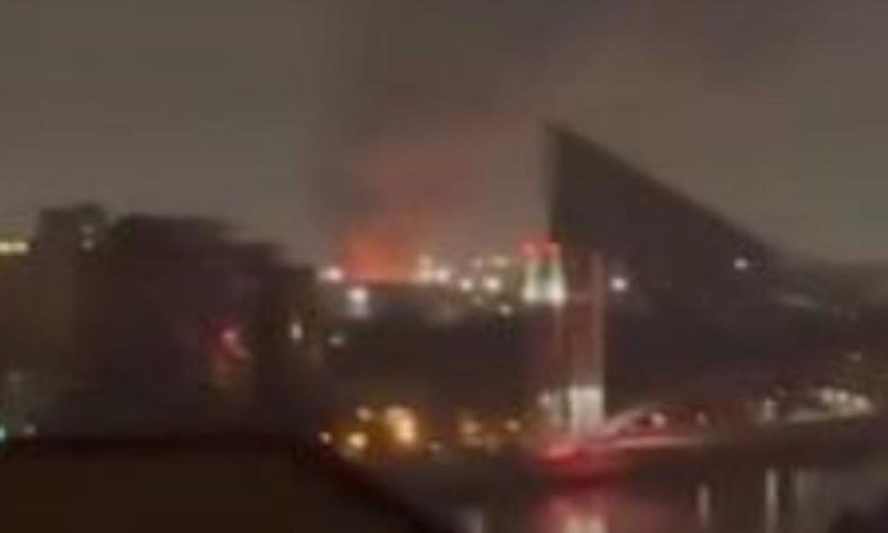 Trafford Park fire 'under control' as crews work overnight