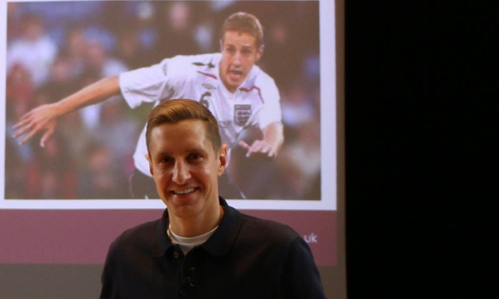 Michael Dawson and Jesse Marsch visit Ashville College