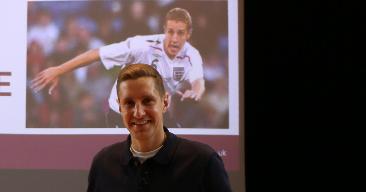 Michael Dawson and Jesse Marsch visit Ashville College