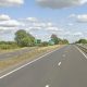 Car on its side after A64 crash near York Designer Outlet
