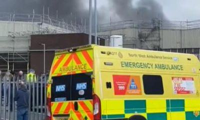 Blaze at Warburtons in Burnley 'not thought to be suspicious'