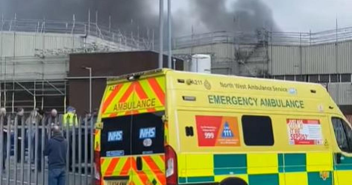 Blaze at Warburtons in Burnley 'not thought to be suspicious'