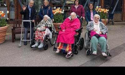 Mulberry Court residents enjoy tulips at Burnby Hall gardens
